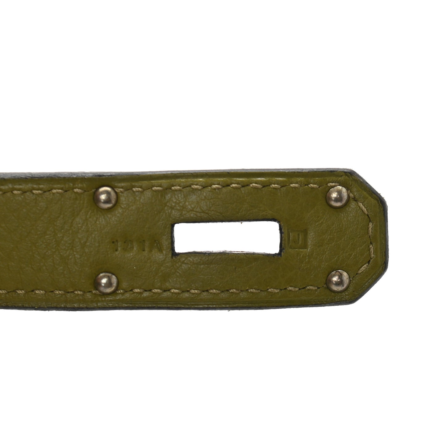Taurillon Clemence JPG Birkin 42 Chartreuse