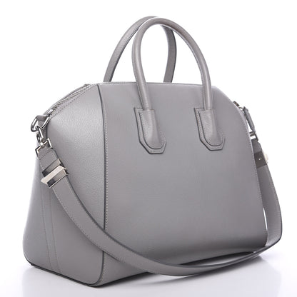 Givenchy Sugar Goatskin Medium Antigona Pearl Grey 2 of 17