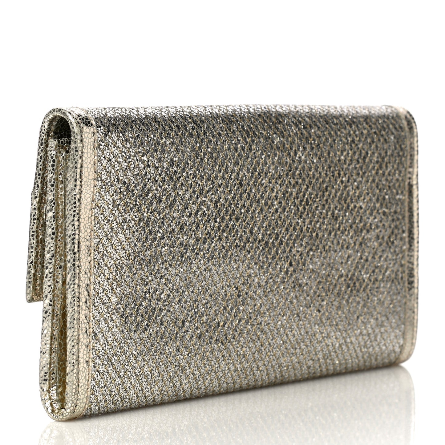 Glitter Fabric Reese Clutch Wallet Metallic