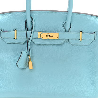 Hermes Togo Birkin 30 Bleu Saint Cyr 8 of 11