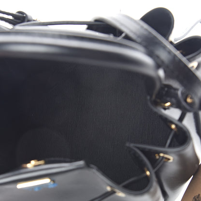 Burberry Calfskin Monogram Motif TB Bucket Black 4 of 7