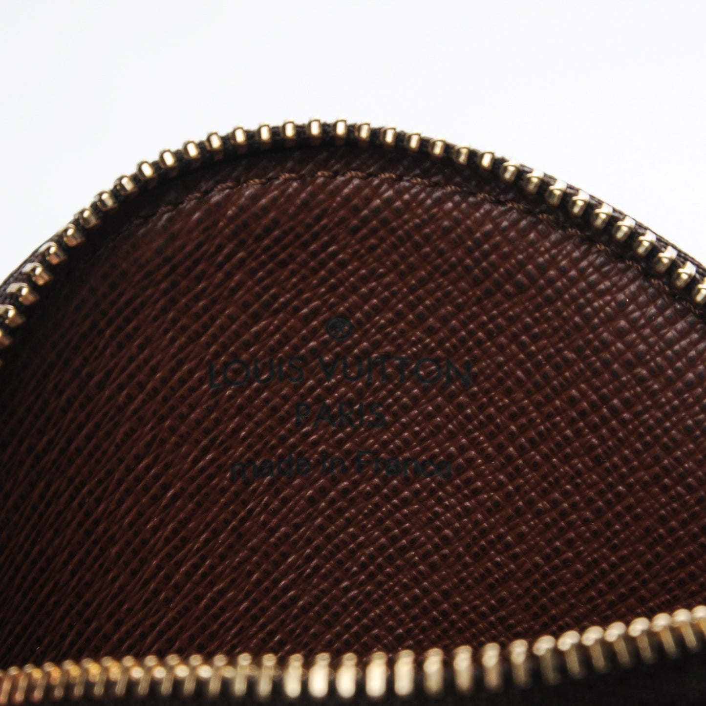Monogram Round Coin Purse