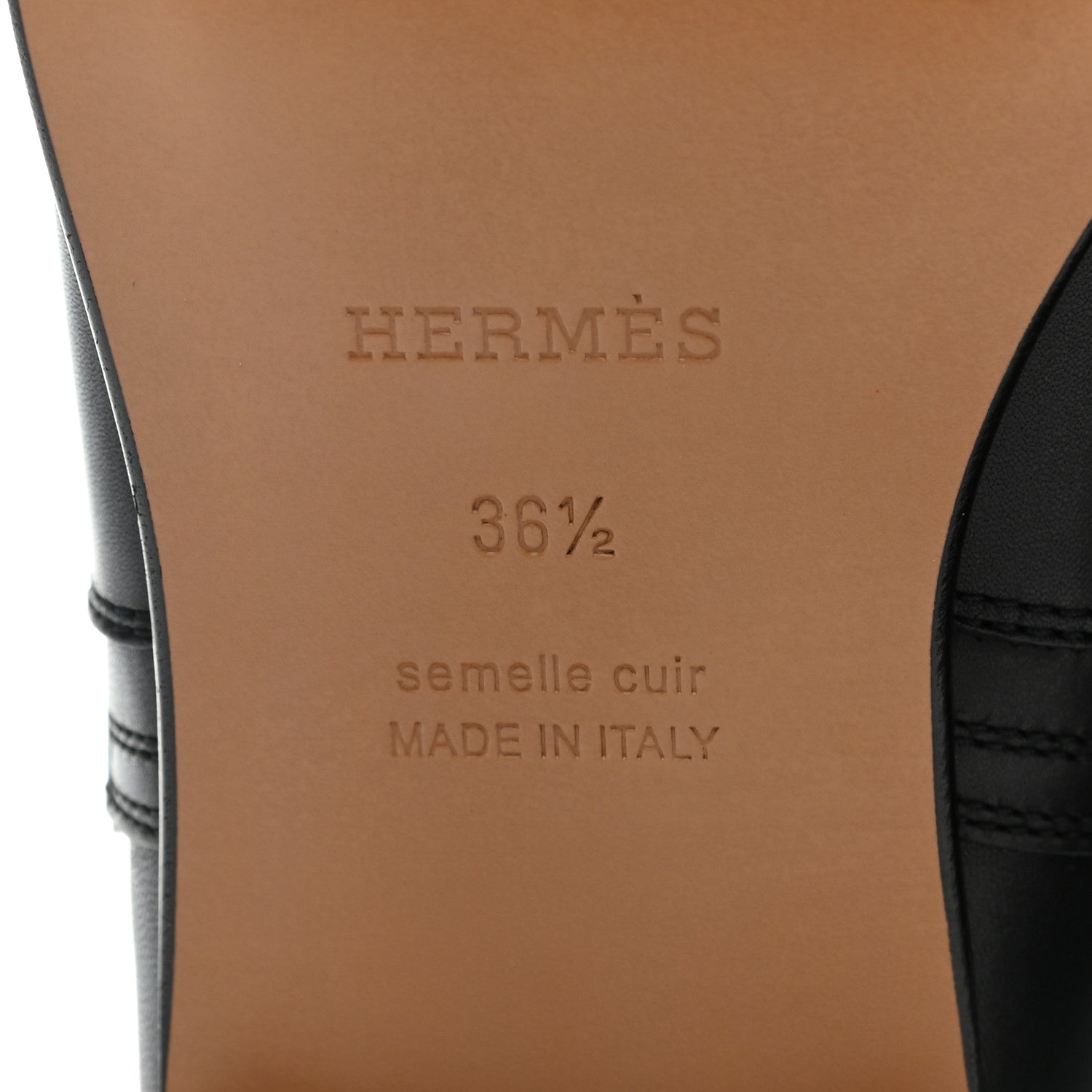 Hermes Calfskin Neo Low Boots 36.5 Black 8 of 9