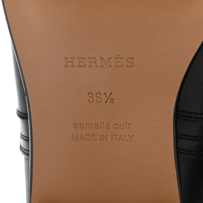 Hermes Calfskin Neo Low Boots 36.5 Black 8 of 9