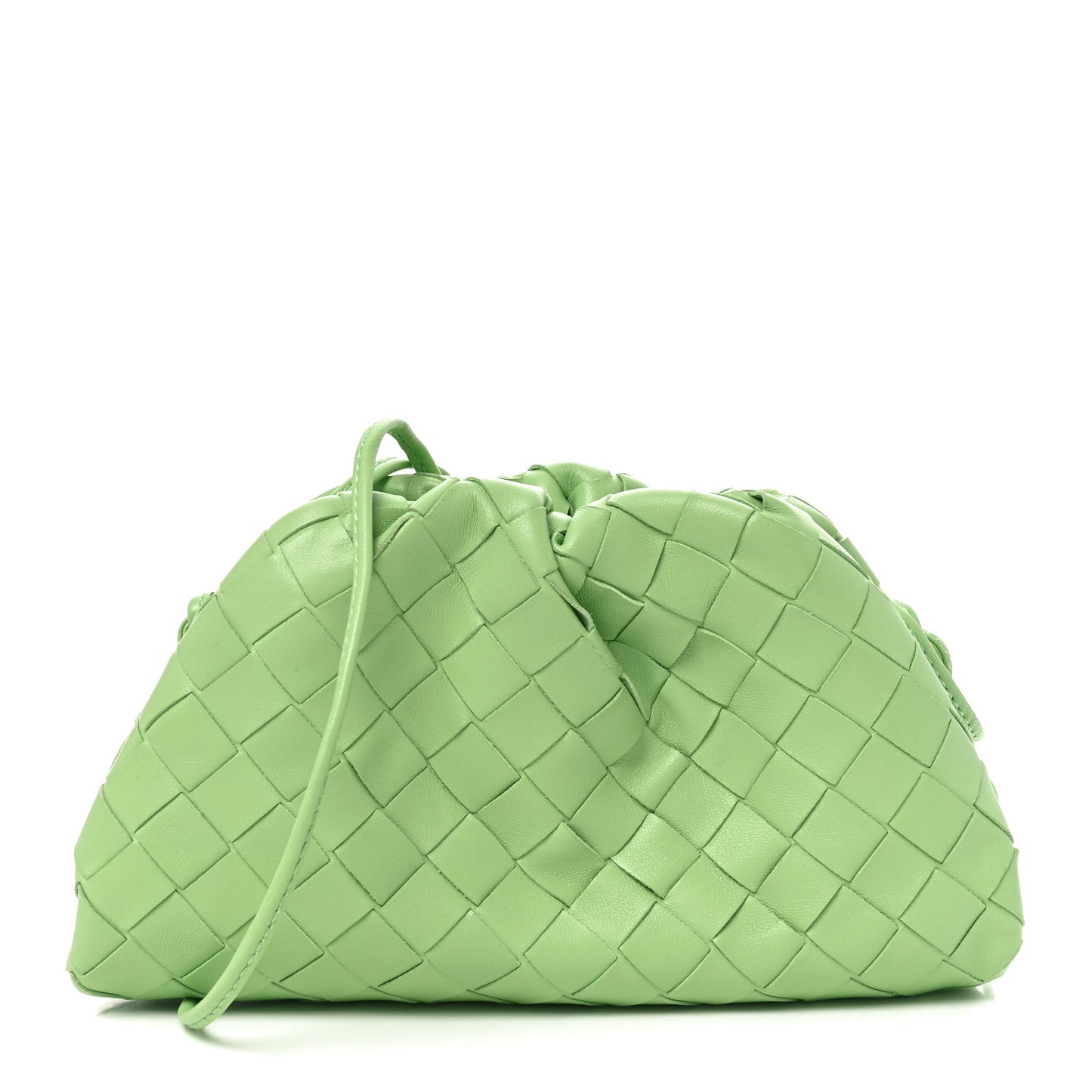 Nappa Intrecciato The Mini Pouch Pistachio