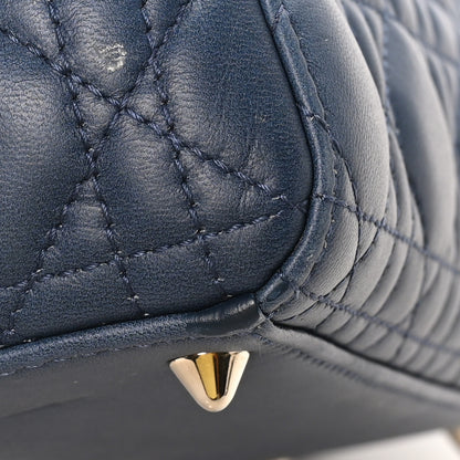 Christian Dior Lambskin Cannage Gradient Small My ABCDior Lady Dior Indigo Blue 12 of 12