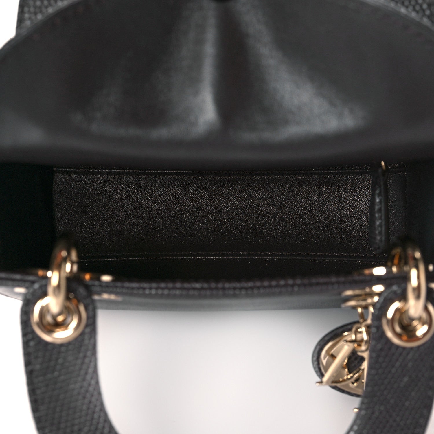 Christian Dior Lizard Mini Lady Dior Grey 4 of 9