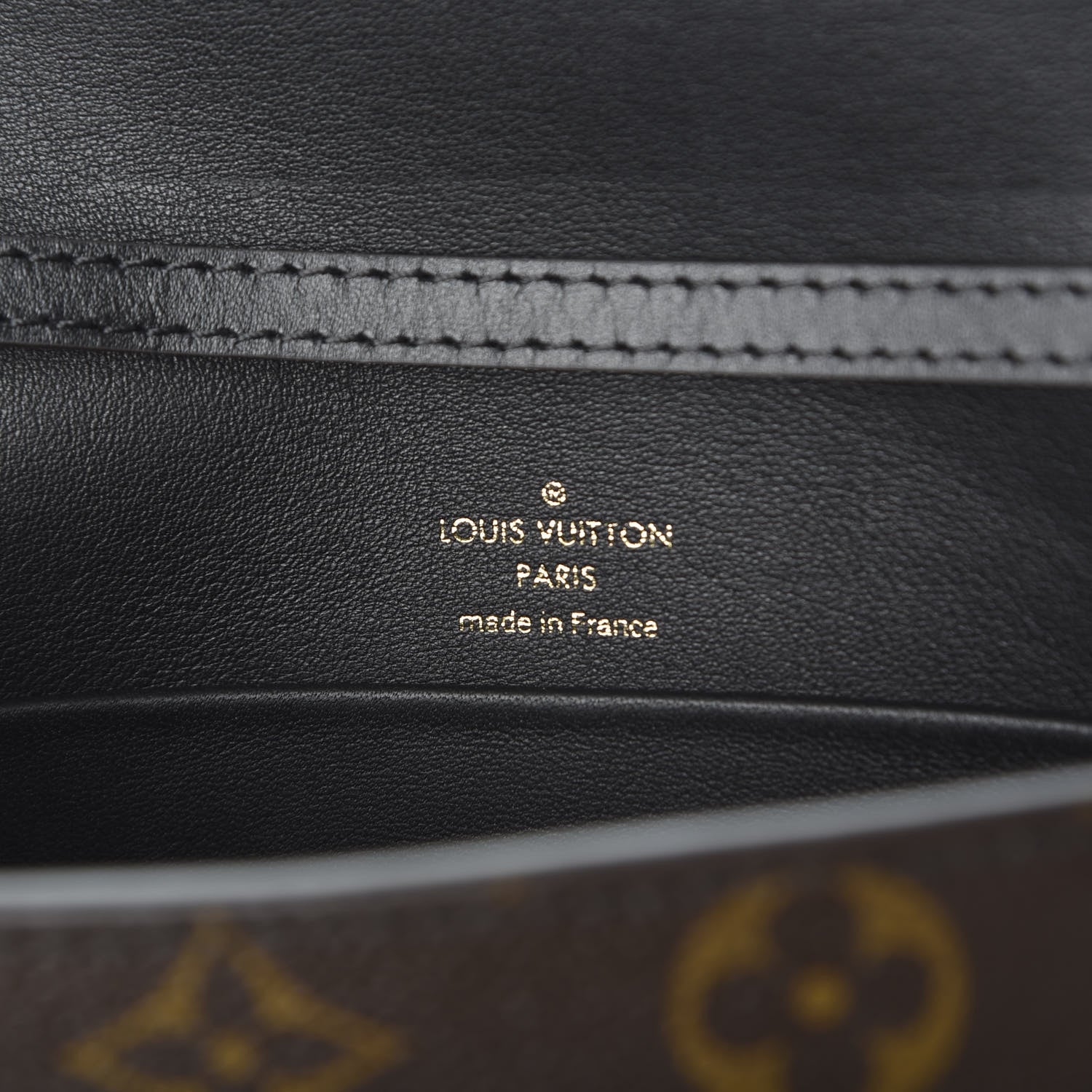 Louis Vuitton Calfskin Monogram Column Clutch 7 of 9