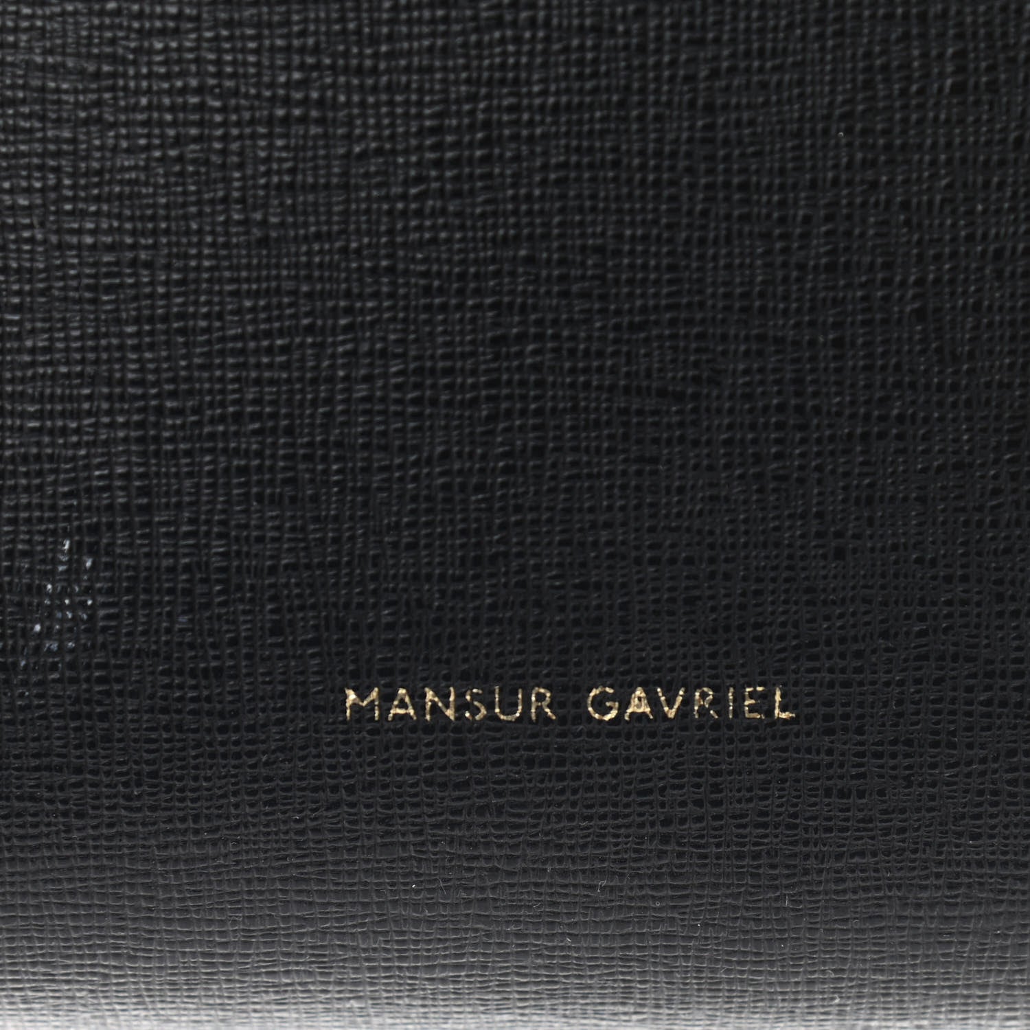 Mansur Gavriel Saffiano Mini Bucket Bag Black Flamma 5 of 11
