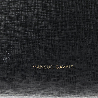 Mansur Gavriel Saffiano Mini Bucket Bag Black Flamma 5 of 11