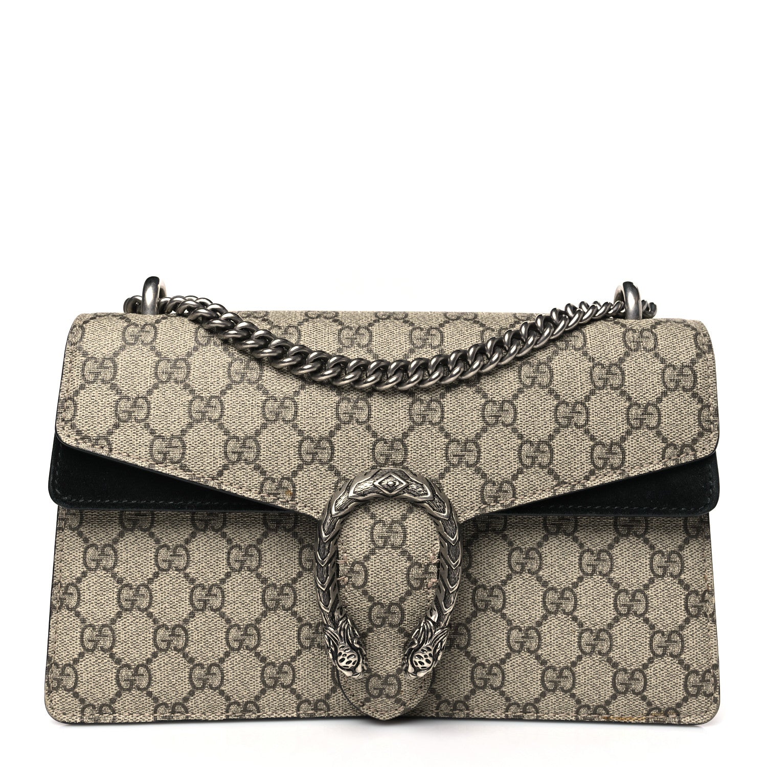 Gucci GG Supreme Monogram Small Dionysus Shoulder Bag Black 1 of 9