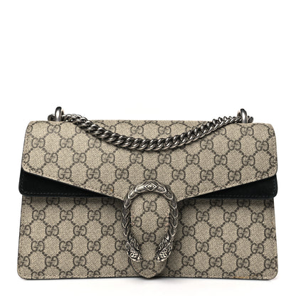 Gucci GG Supreme Monogram Small Dionysus Shoulder Bag Black 1 of 9