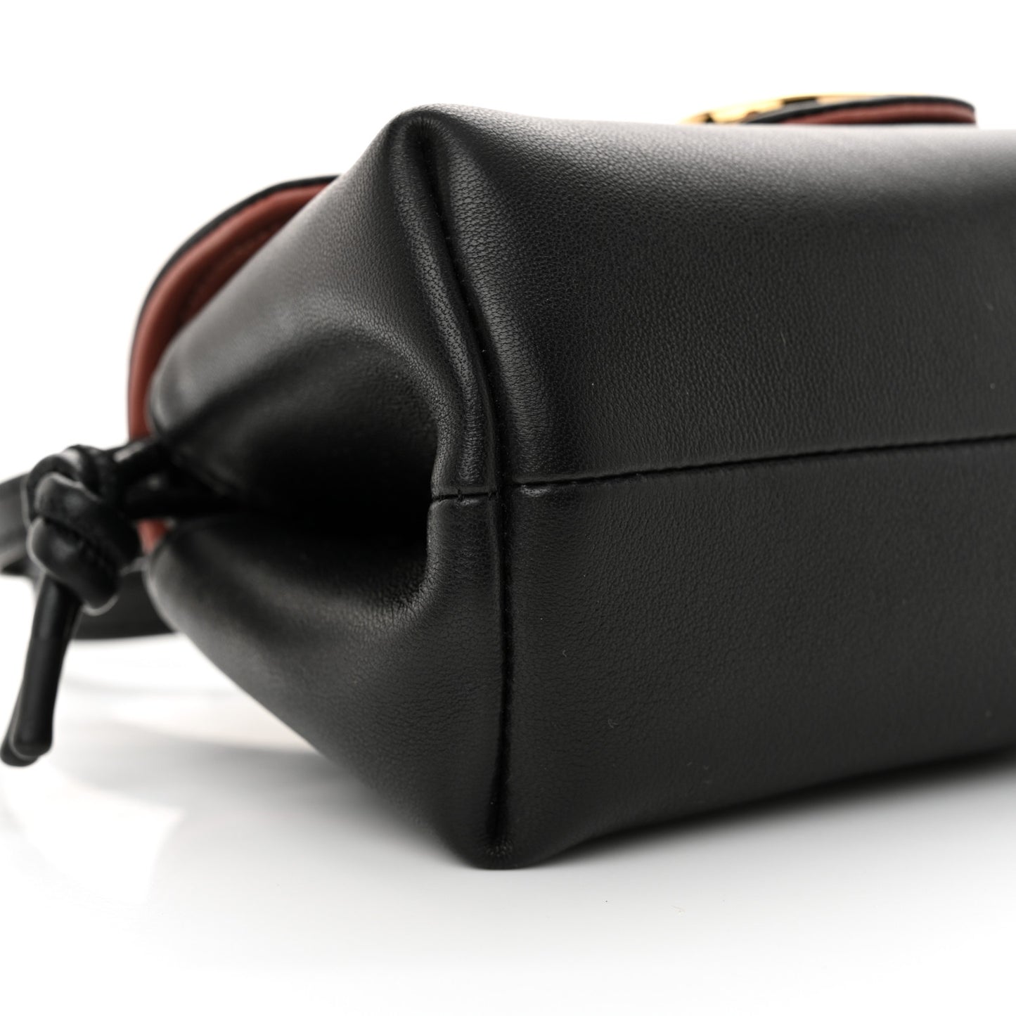Lambskin Vlogo Mini Crossbody Bag Black