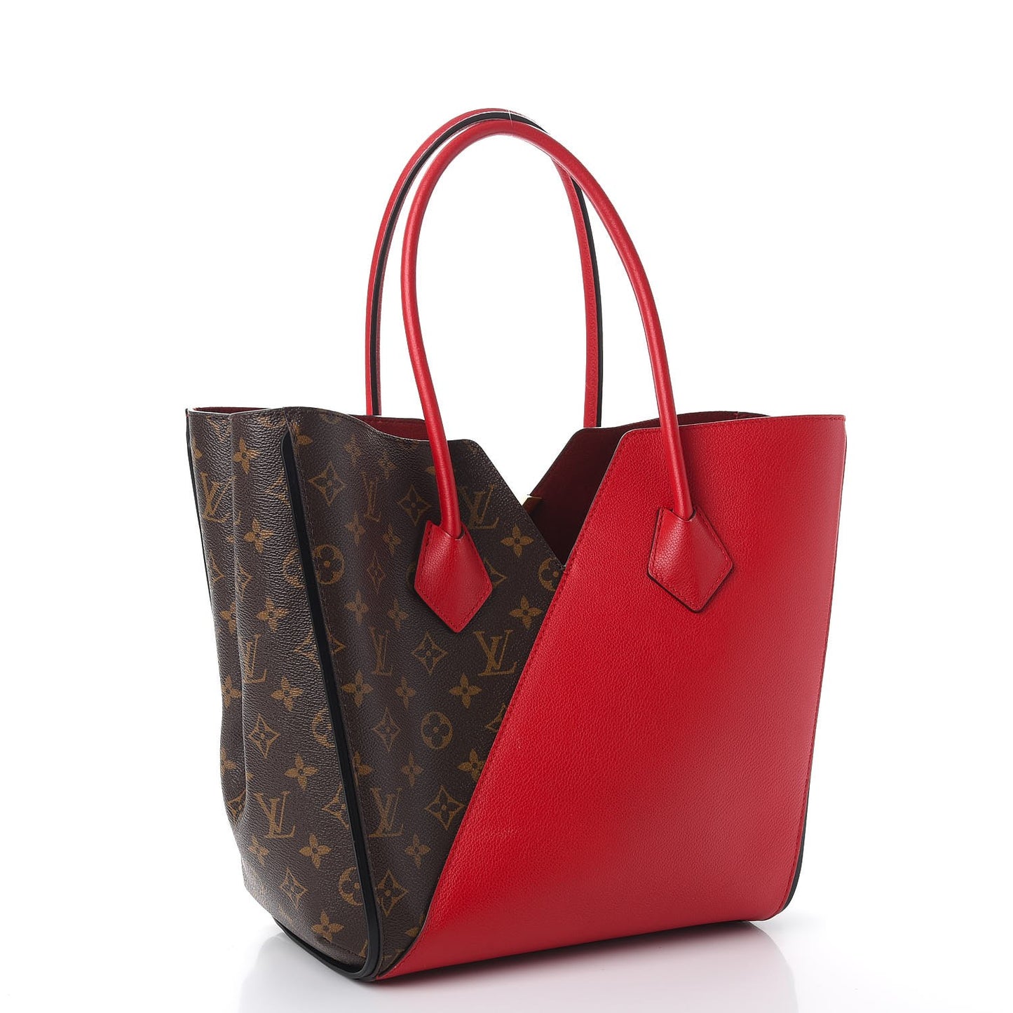 Calfskin Monogram Kimono Tote Cherry