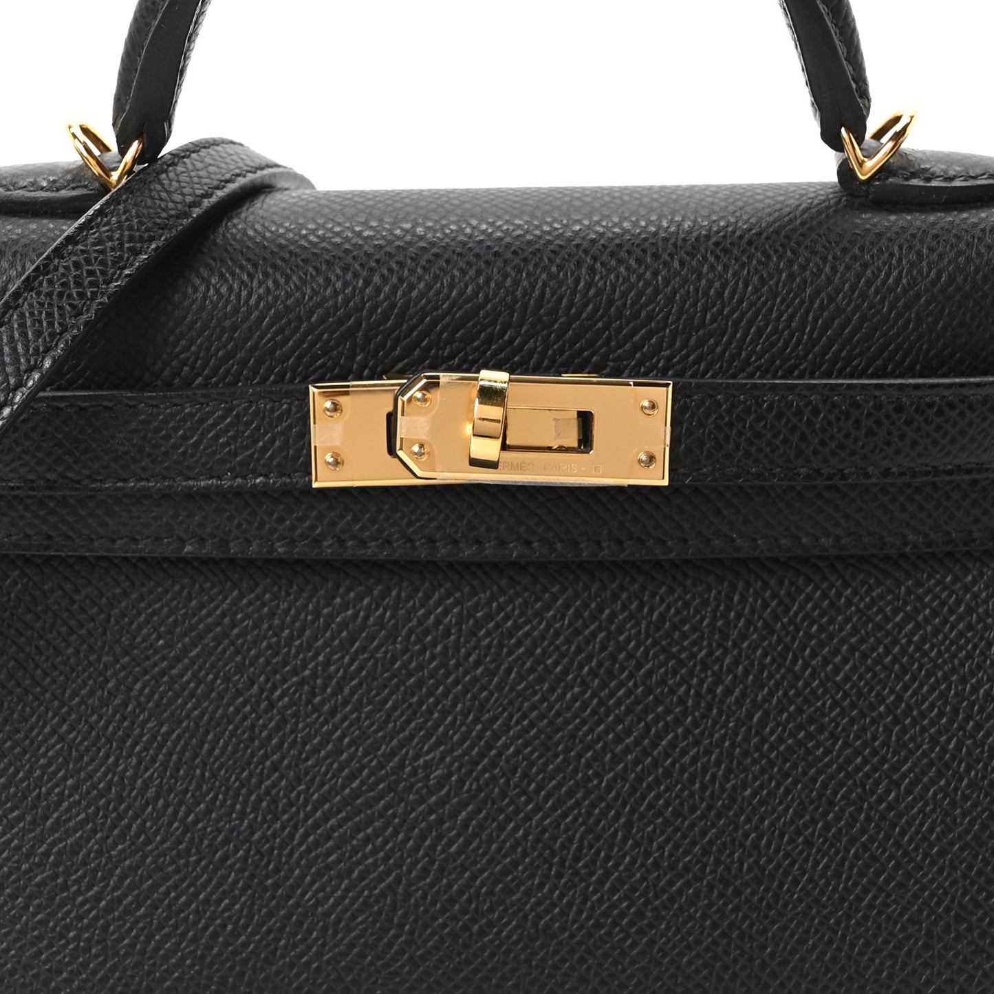 Epsom Mini Kelly Sellier 20 Black