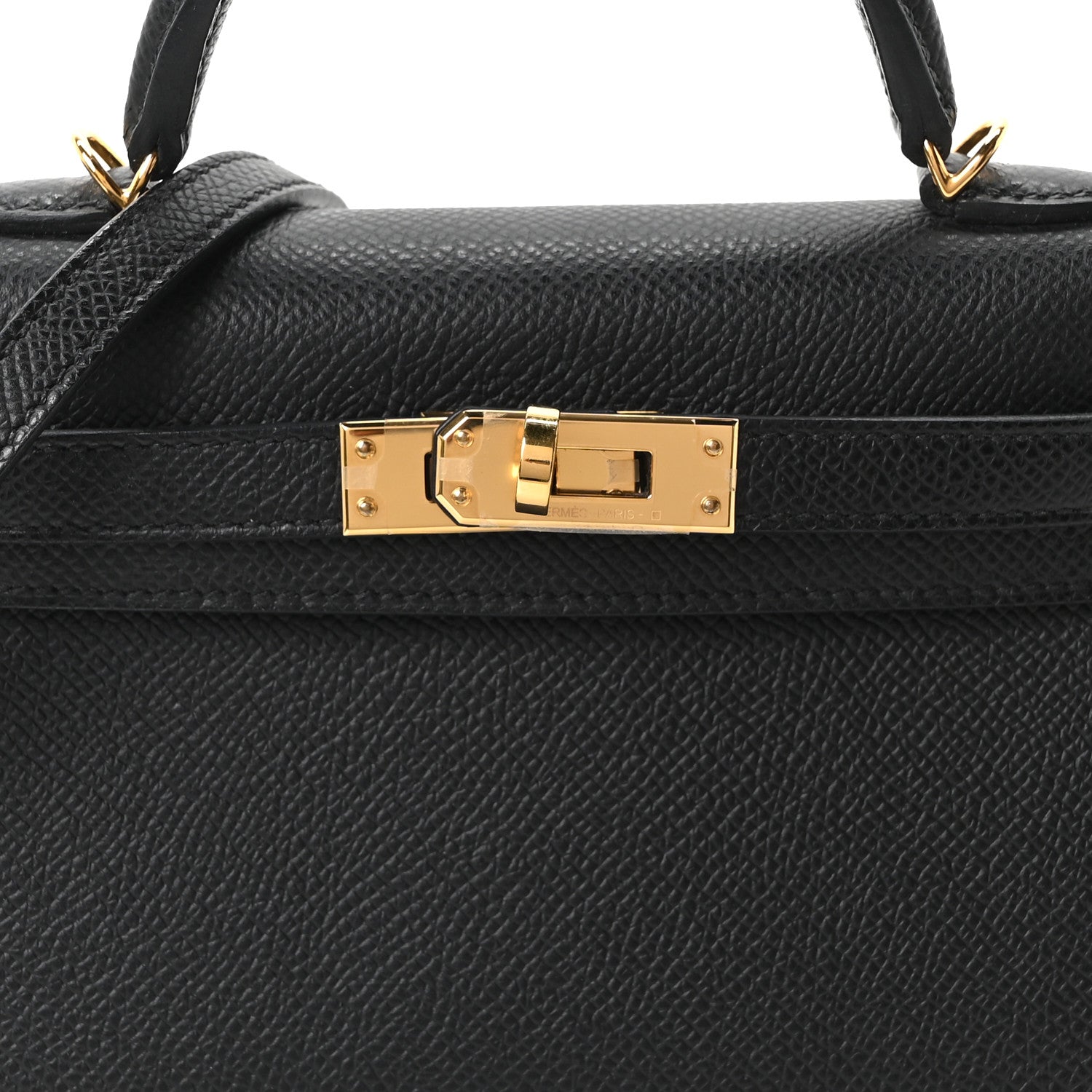Hermes Epsom Mini Kelly Sellier 20 Black 7 of 10
