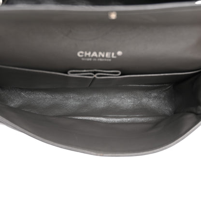 Chanel Lambskin Quilted Medium Double Flap Dark Grey 5 of 16