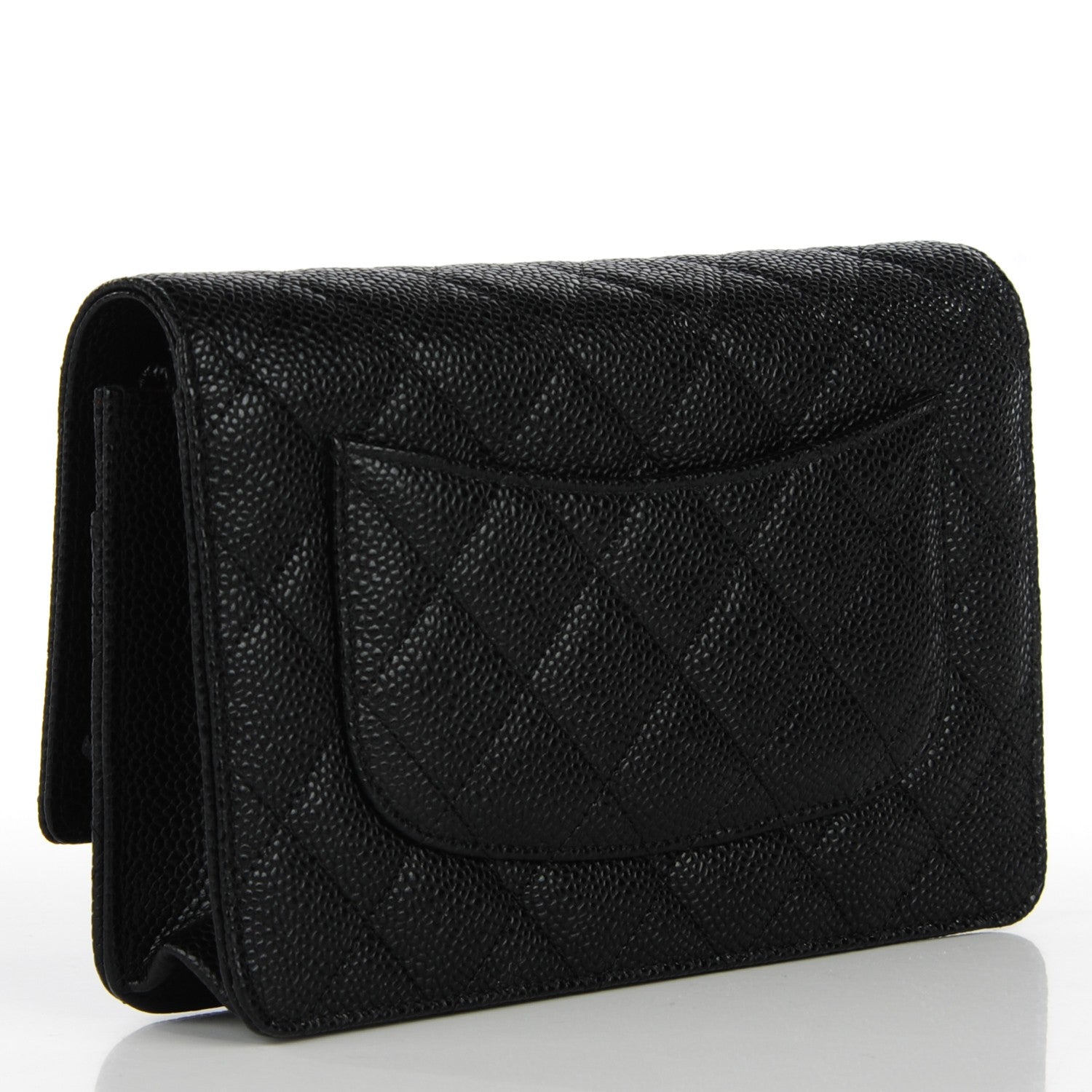 Chanel Caviar Quilted Wallet On Chain WOC Black 3 of 8