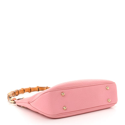 Gucci Calfskin Bamboo Anita Top Handle Bag Light Pink 4 of 14