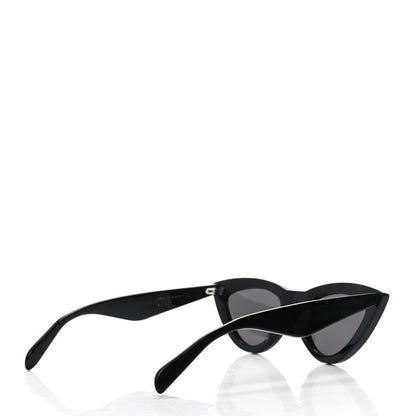 Celine Acetate Crystal Cat Eye Sunglasses CL4019IS Black 4 of 4