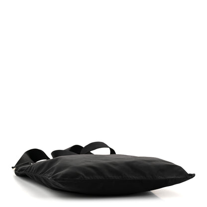 Prada Nylon Vela Flat Messenger Bag Black 4 of 9