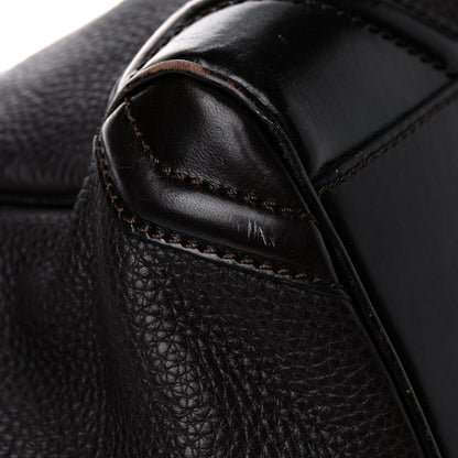 Burberry Grainy Calfskin Small Canterbury Tote Dark Chocolate 18 of 21