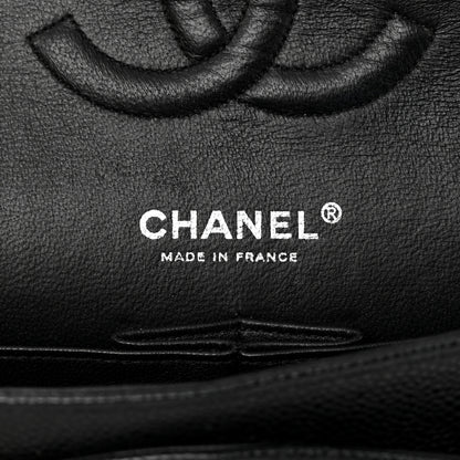 Chanel Caviar Quilted Medium Double Flap Black 6 of 12