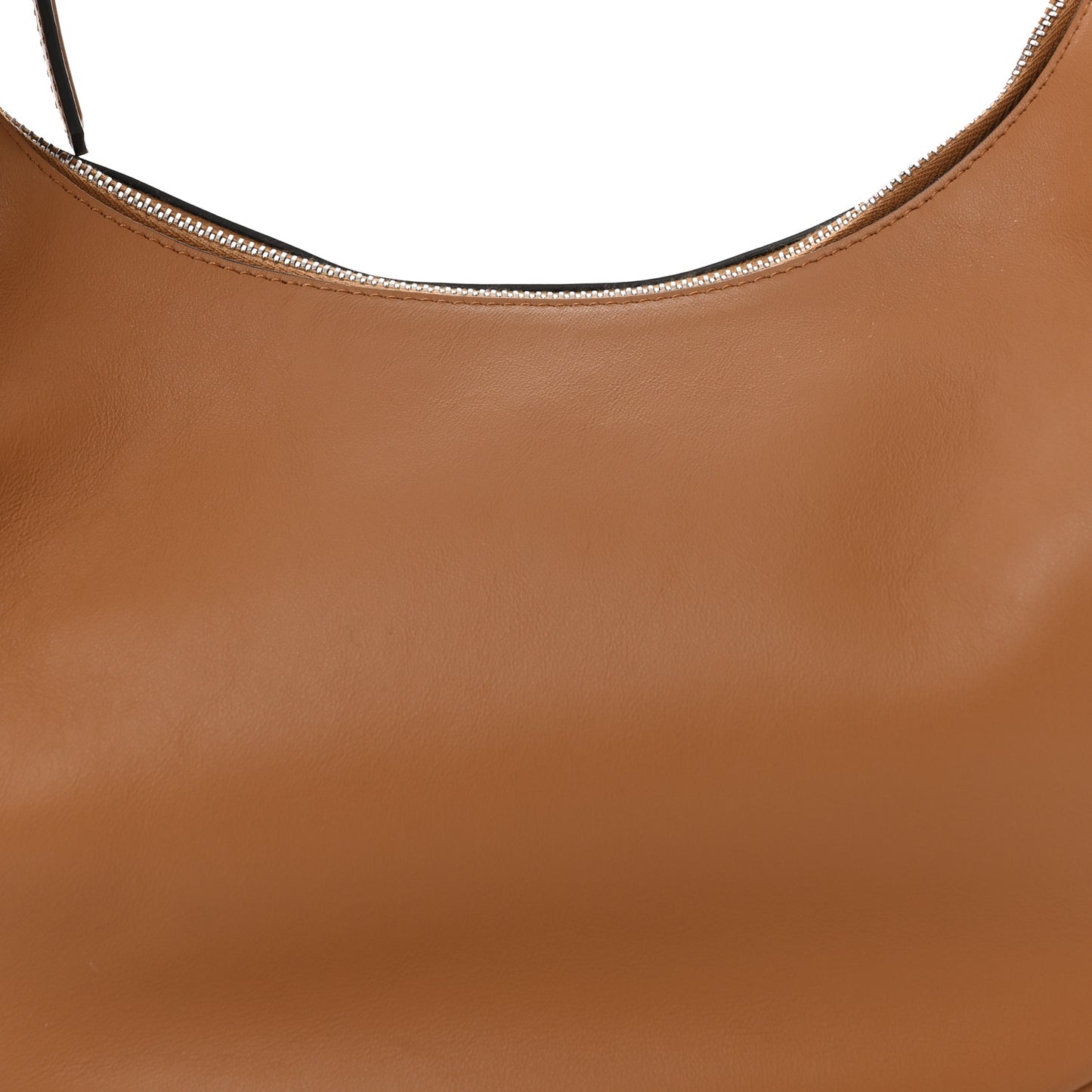 Vitello Grace Matte Small Fendigraphy Hobo Bag Caramello
