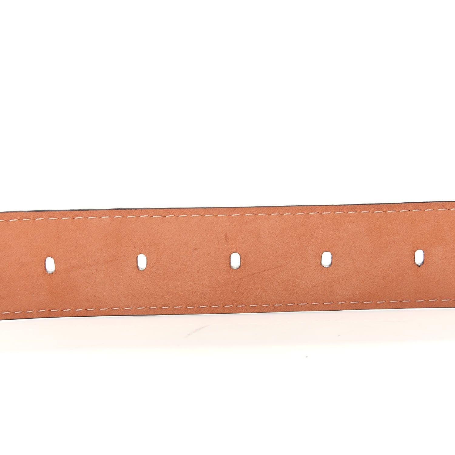 Louis Vuitton Damier Ebene 30mm Ellipse Belt 85 34 4 of 7