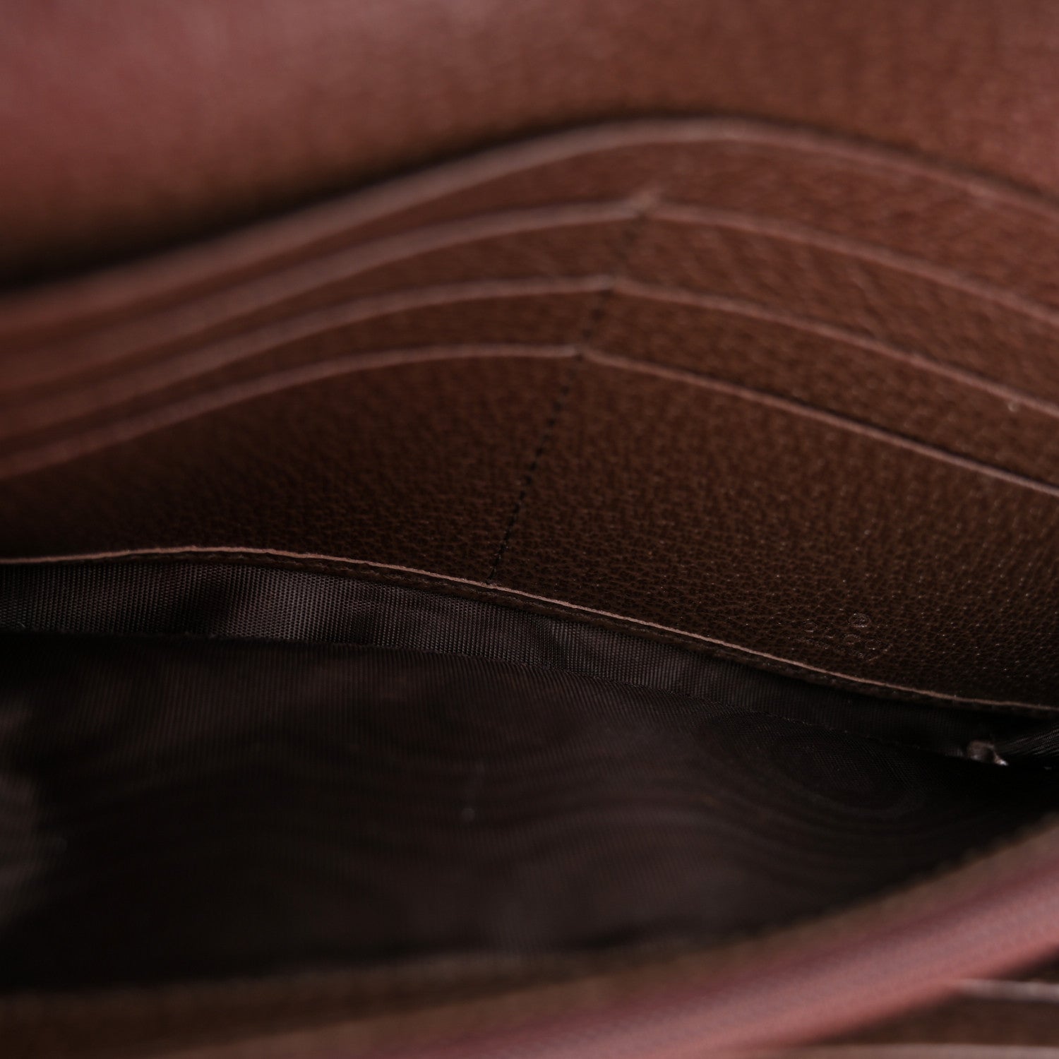 Gucci GG Supreme Monogram Web Ophidia Continental Wallet Brown 5 of 7