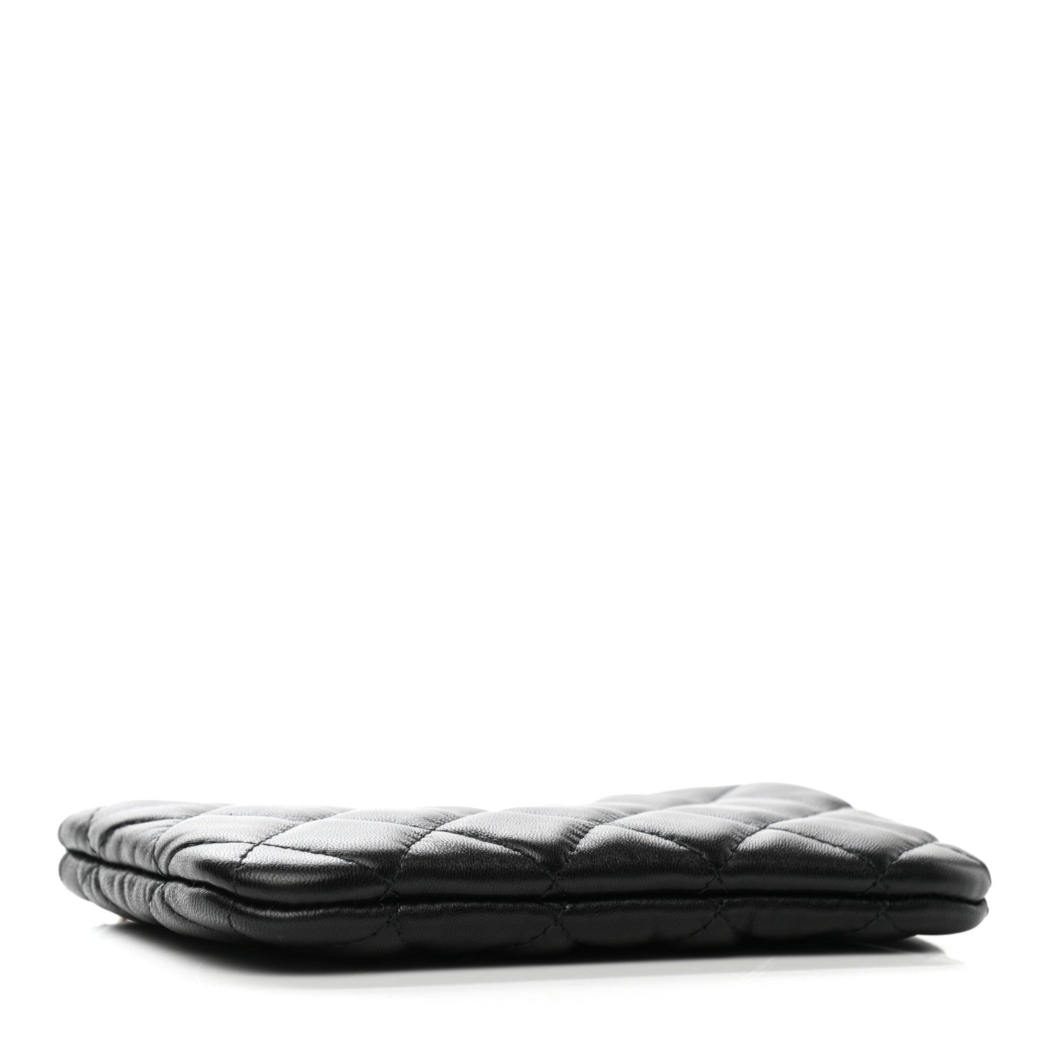 Chanel Lambskin Quilted Small No. 5 Cosmetic Case Black 4 of 9
