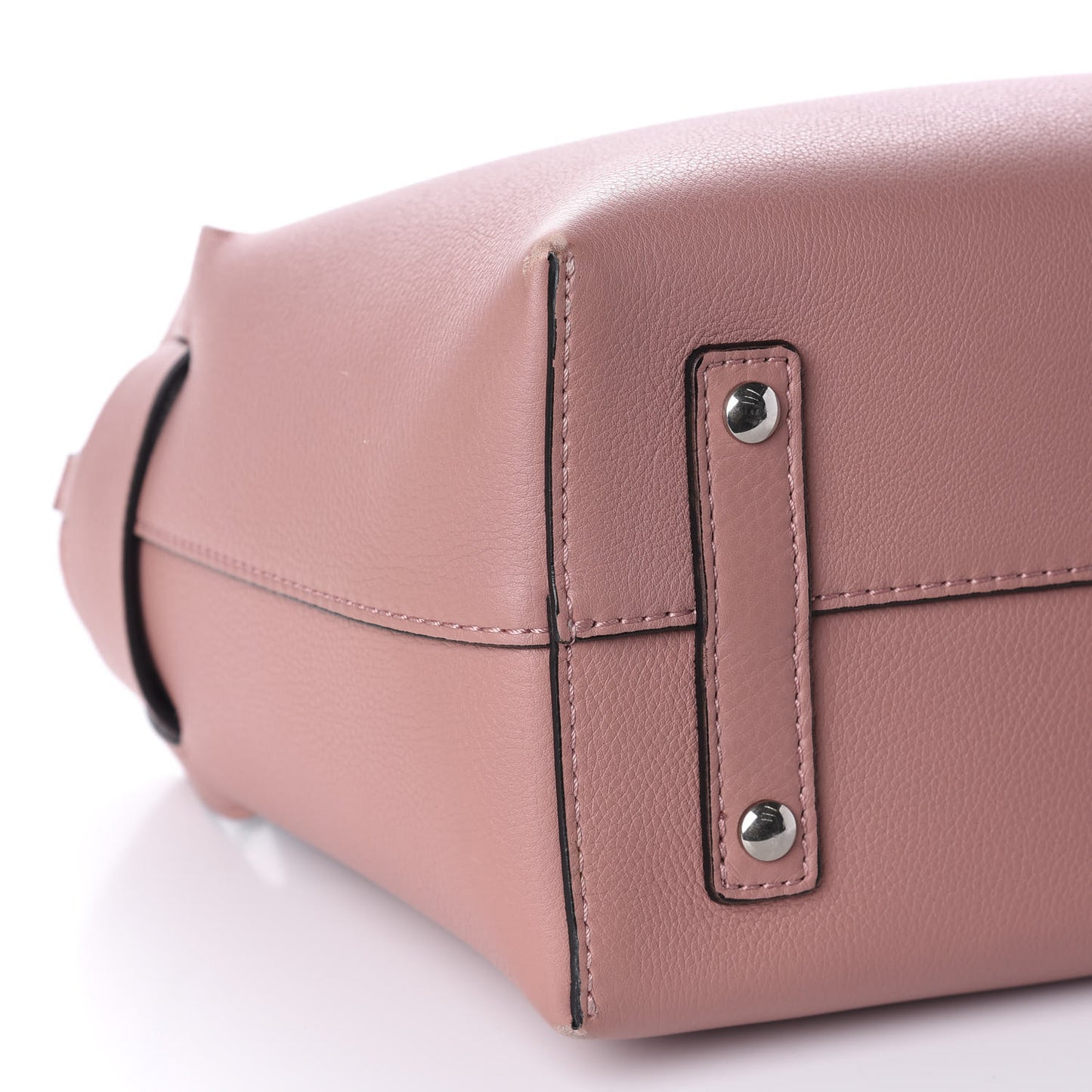 Soft Grain Calfskin Small Belt Bag Dusty Pink