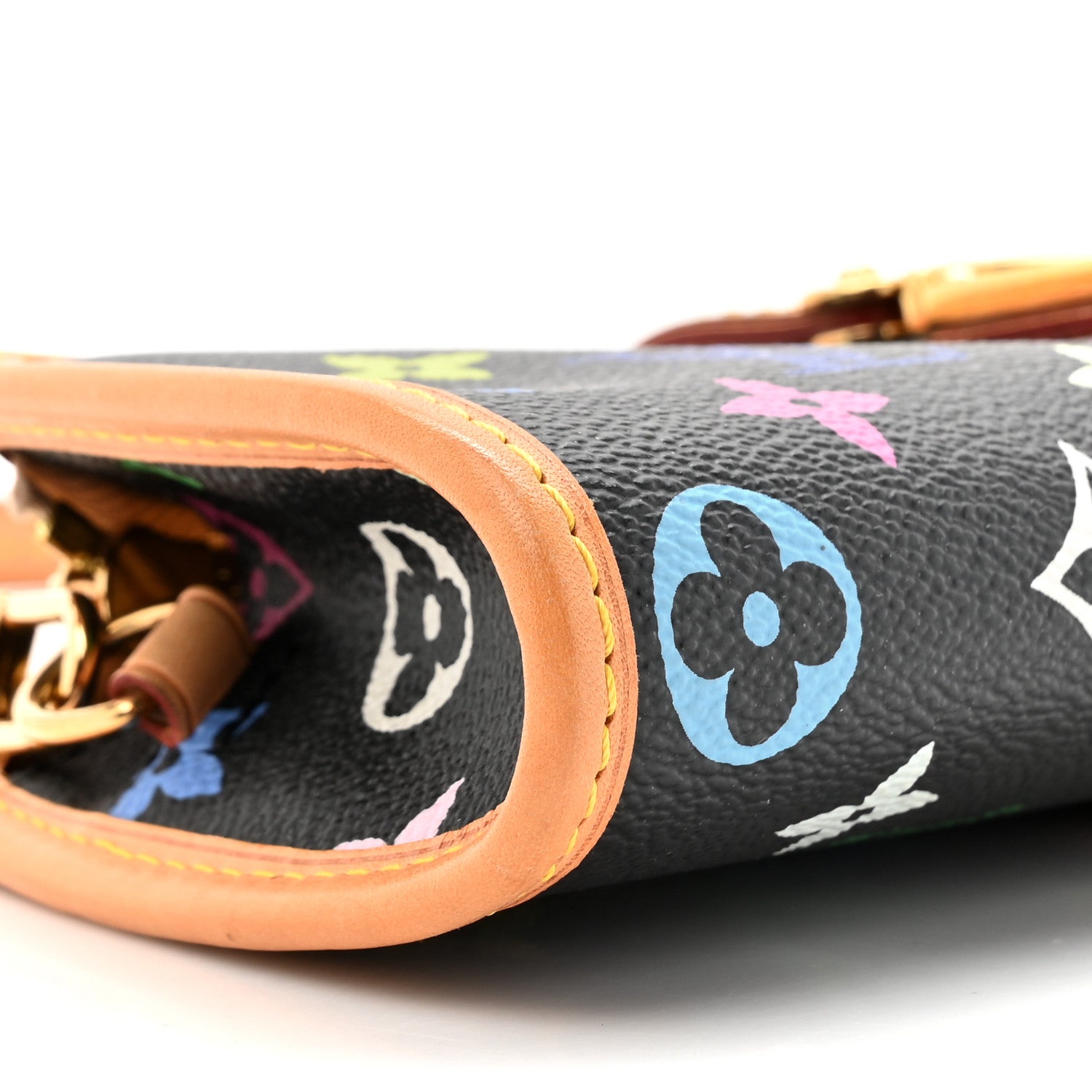 Louis Vuitton Monogram Multicolor Shirley Black 9 of 12