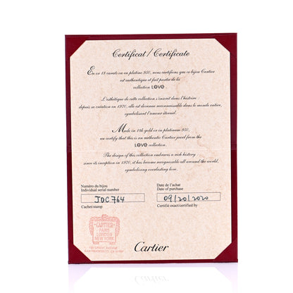Cartier 18K Pink Gold Small LOVE Bracelet 17 7 of 8
