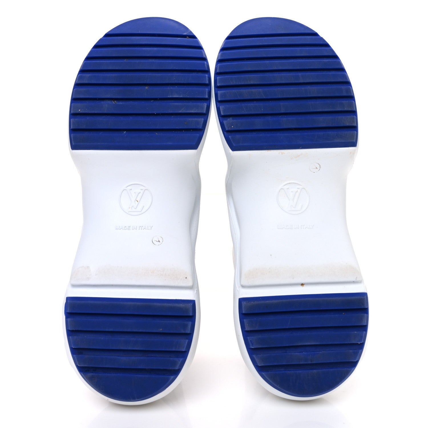 Louis Vuitton Jacquard Velvet Monogram LV Archlight Sneakers 37.5 White Blue 7 of 13