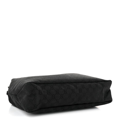 Gucci Monogram Medium Horsebit Chain Hobo Black 4 of 10