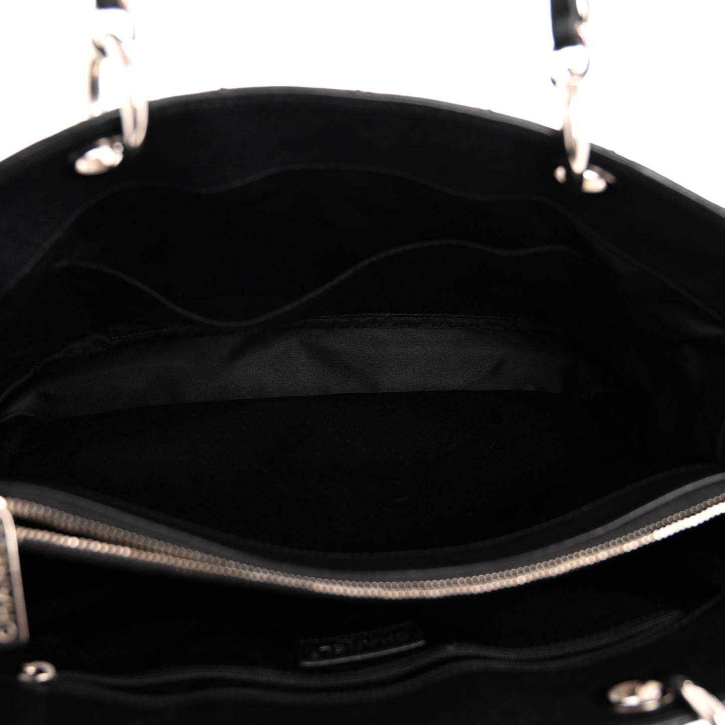 Caviar Quilted Grand Shopping Tote GST Black