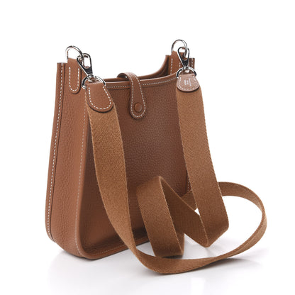Hermes Taurillon Clemence Evelyne TPM Gold 3 of 11