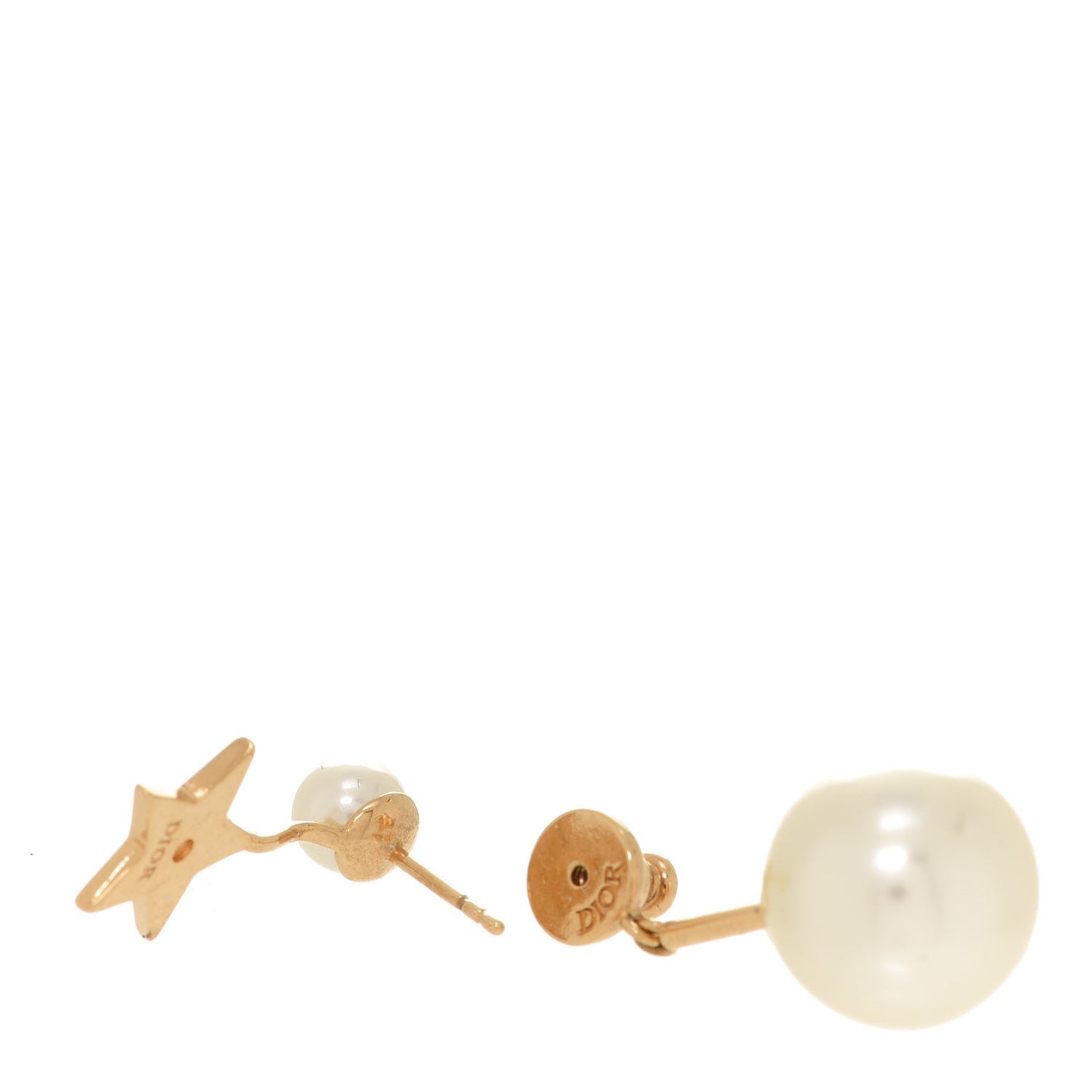 Pearl Strass My ABCDior Tribale Star Earring Aged Gold