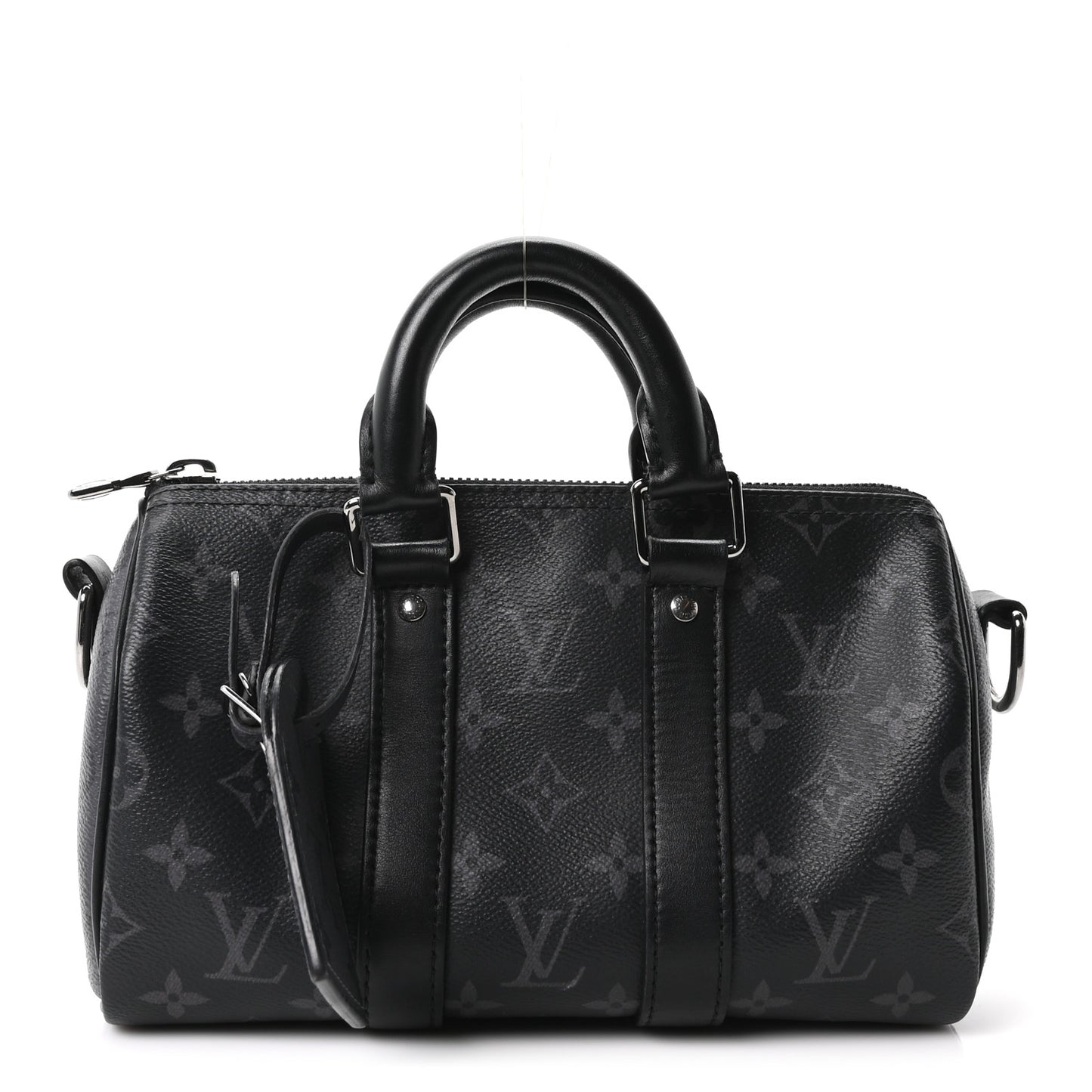 Reverse Monogram Eclipse Keepall XS Black