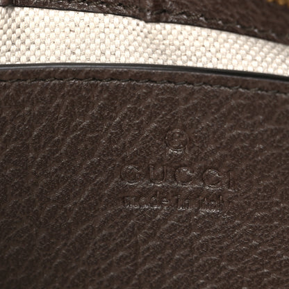 Gucci GG Supreme Monogram Textured Dollar Calfskin Small Ophidia Hobo Beige Ebony New Acero 6 of 10