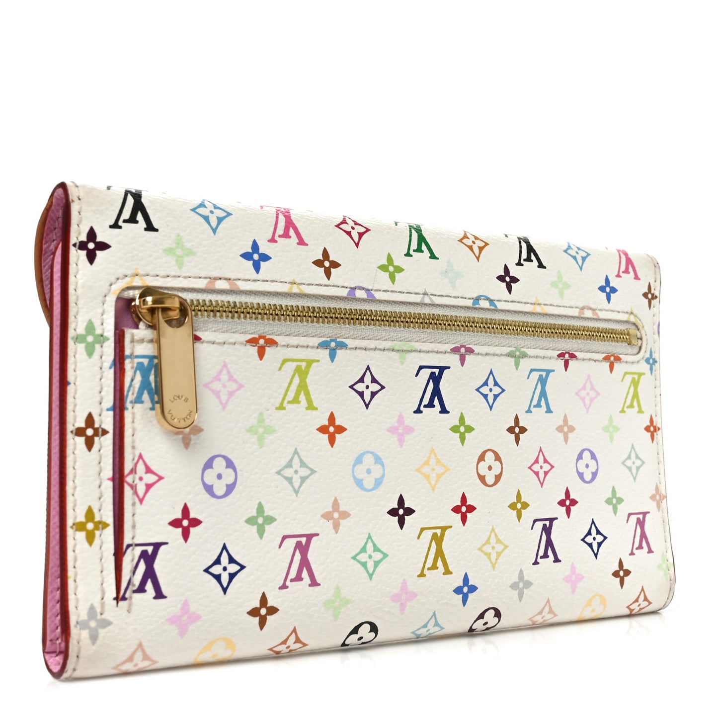 Monogram Multicolor Eugenie Wallet White Litchi