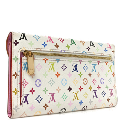 Louis Vuitton Monogram Multicolor Eugenie Wallet White Litchi 3 of 6