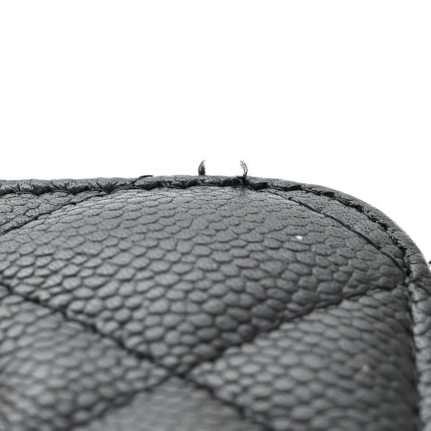 Chanel Caviar Quilted Small Tiny CC Vanity Case With Chain Black 11 of 12