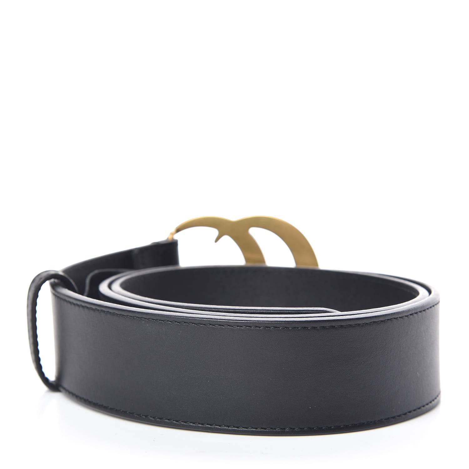Gucci Calfskin Double G 40mm Belt 85 34 Black 3 of 6