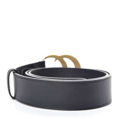 Gucci Calfskin Double G 40mm Belt 85 34 Black 3 of 6