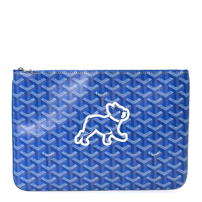 Goyard Goyardine Senat Pochette MM Sky Blue 1 of 9