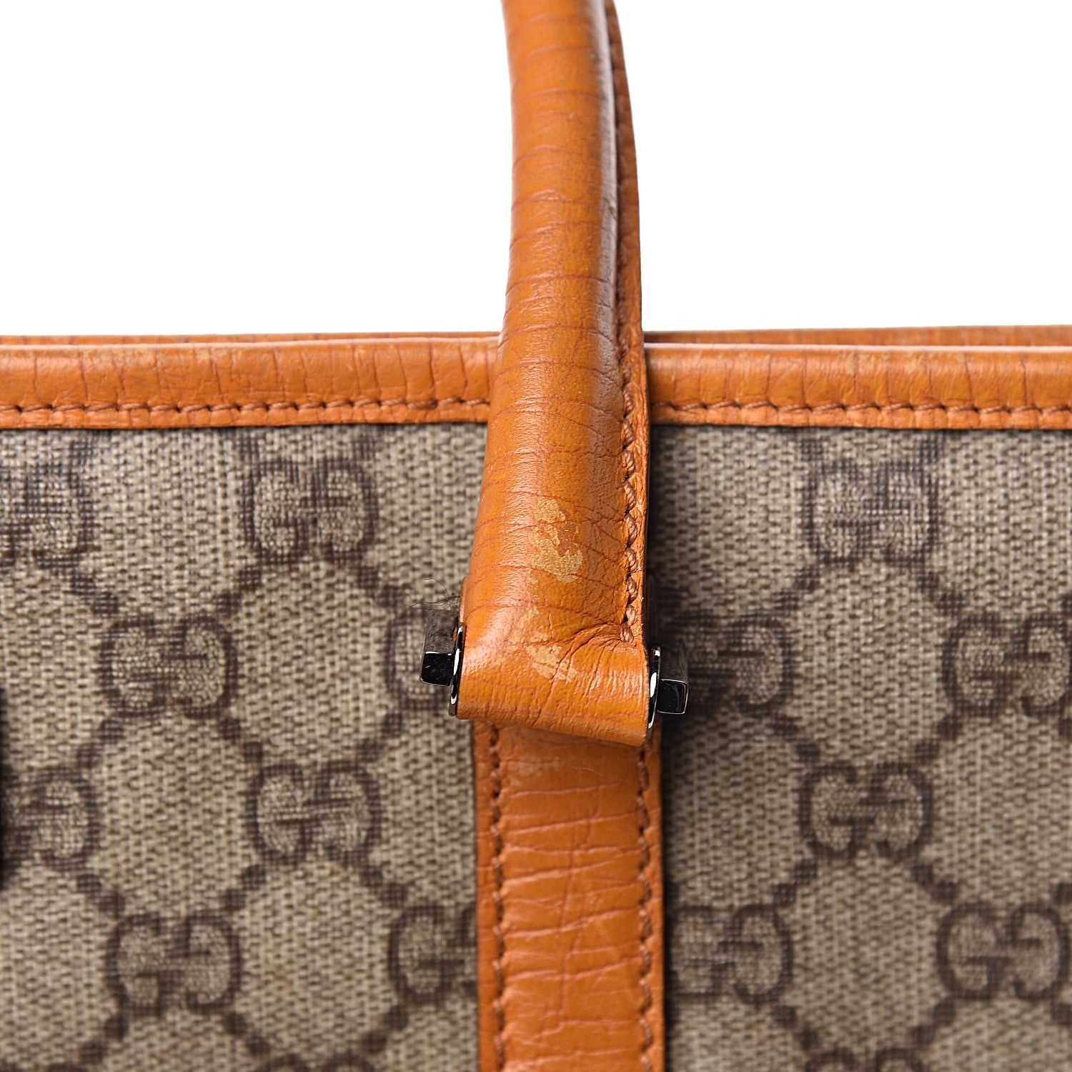 Gucci GG Plus Monogram Medium Joy Tote Orange 12 of 25