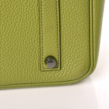 Hermes Togo Birkin 35 Vert Anis 33 of 37