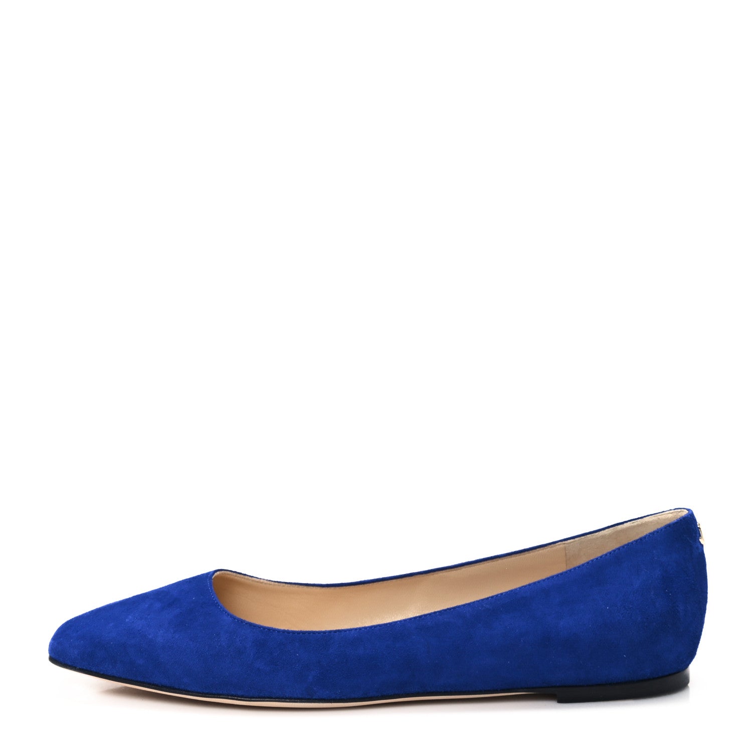 Jimmy Choo Suede Mirele Ballet Flat 41.5 Cobalt 1 of 9